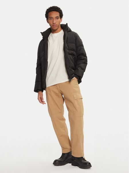 Bomboogie Kurtka puchowa JM8621TTNA4 Czarny Regular Fit. Czarne kurtki męskie Bomboogie, l, bez wzorów, z puchu, bez kaptura. Za 909.99 zł.