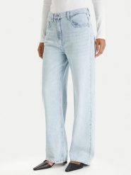 Patrizia Pepe Jeansy 8P0818/D108-CB09 Niebieski Regular Fit. Niebieskie jeansy damskie Patrizia Pepe, bez wzorów, z bawełny. Za 919.99 zł.