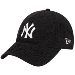 Czapka z daszkiem damska Teddy 9FORTY New York Yankees Cap. Czarne czapki damskie New Era, bez wzorów, z poliesteru. Za 149.99 zł.