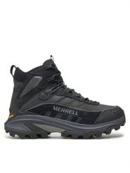 Merrell Śniegowce Moab Speed 2 Thermo Mid Wp J068305 Czarny. Czarne buty zimowe męskie Merrell, bez wzorów, ze skóry, bez obcasa, bez zapięcia. Za 919.99 zł.