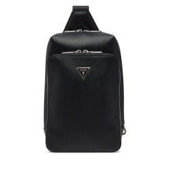 Saszetka Guess. Czarne saszetki i nerki męskie Guess, z aplikacjami. Za 389.99 zł.