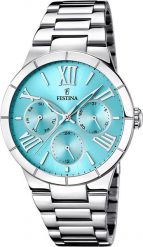 Zegarek Festina Zegarek damski Festina F16716-4 srebrny. Szare zegarki damskie Festina, srebrne. Za 412.99 zł.