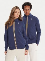 K-Way Bluza Augur K41225W Granatowy Regular Fit. Niebieskie bluzy męskie K-Way, l, bez wzorów, z bawełny, bez ramiączek, bez kaptura. Za 349.99 zł.