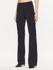 Pinko Spodnie materiałowe Spin Pantalone 101591 A0HC Czarny Regular Fit. Czarne spodnie materiałowe damskie Pinko, bez wzorów, z materiału. Za 1,239.00 zł.