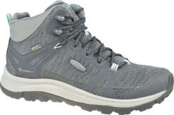 Buty trekkingowe damskie Keen Terradora II Mid WP szare r. 40. Szare obuwie trekkingowe damskie Keen, bez zapięcia. Za 503.60 zł.