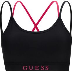 Guess Biustonosz Czarny. Czarne biustonosze Guess, z aplikacjami, z elastanu. Za 223.95 zł.