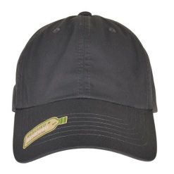 Czapka Z Daszkiem Z Poliestru Z Recyklingu. Brązowe czapki damskie FLEXFIT, bez wzorów. Za 84.99 zł.