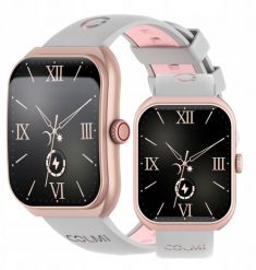 Smartwatch Colmi P86 (Różowe złoto). Czerwone zegarki smartwatch Colmi, bez wzorów. Za 108.24 zł.