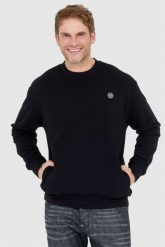 PHILIPP PLEIN Czarna bluza męska ls hexagon. Czarne bluzy męskie Philipp Plein, l, bez wzorów, bez ramiączek, bez kaptura. W wyprzedaży za 1,099.99 zł.