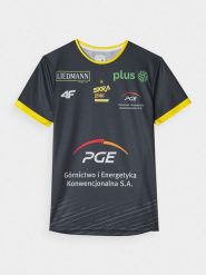 4F Koszulka meczowa replika wyjazdowa z sezonu 2024/25 męska 4F x PGE GiEK Skra Bełchatów - multikolor S. Koszulki sportowe męskie 4F, m, bez wzorów, z dzianiny, bez ramiączek, na fitness i siłownię. Za 149.99 zł.