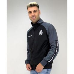 Kultowa bluza z zamkiem Madridista. Bluzy damskie REAL MADRID, xl, bez wzorów, sportowe, bez ramiączek, bez kaptura. Za 284.01 zł.