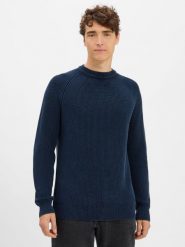 Drykorn sweter - Rippley Mężczyźni Bawełna niebieski, M. Niebieskie swetry męskie DRYKORN, m, bez wzorów, z bawełny, bez kołnierzyka, bez ramiączek. Za 749.95 zł.