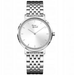 Zegarek damski Pierre Ricaud P22171.5113QZ CYRKONIE srebrny. Szare zegarki damskie Pierre Ricaud, srebrne. Za 440.00 zł.