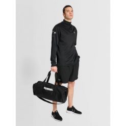 Bluza z zamkiem 1/2 z długim rękawem Hummel Hmlkrótka. Czarne bluzy męskie Hummel, l, bez wzorów, prążkowane, sportowe, bez ramiączek, bez kaptura. W wyprzedaży za 146.55 zł.