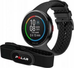 Zegarek sportowy Polar Pacer Pro S/L + sensor tętna H10 Czarny (PACER PRO GRY/BLK). Czarne zegarki sportowe Polar, bez wzorów, z polaru. Za 1,181.71 zł.