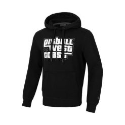 Bluza męska Pitbull z kapturem Most Wanted. Czarne bluzy męskie PITBULL, m, bez wzorów, z kapturem, na fitness i siłownię. W wyprzedaży za 229.00 zł.