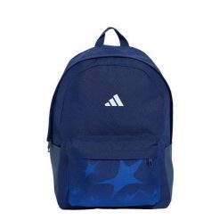Plecak Tiro z grafiką. Niebieskie plecaki męskie Adidas, bez wzorów, z materiału, eleganckie. Za 129.00 zł.