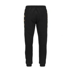 Spodnie dresowe Kappa Gaudo. Czarne spodnie sportowe męskie Kappa, bez wzorów, z dresówki, do biegania. Za 244.00 zł.