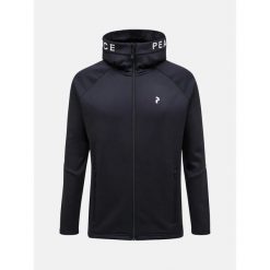 Bluza Peak Performance Rider Zip Hood męska. Czarne bluzy męskie Peak Performance, na zimę, m, bez wzorów, bez kaptura, narciarskie. W wyprzedaży za 689.00 zł.