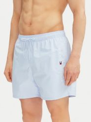 Tommy Hilfiger Szorty kąpielowe UM0UM03258 Błękitny Regular Fit. Niebieskie kąpielówki męskie Tommy Hilfiger, m, bez wzorów, z syntetyku. Za 169.99 zł.