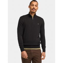 Sweter Męski Timberland Cotton YD 1/4 Zip. Niebieskie swetry męskie Timberland, m, bez wzorów, casualowe, bez kołnierzyka, bez ramiączek. Za 350.15 zł.