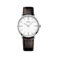 Hugo Boss Zegarek 1513373. Analogowe zegarki męskie Hugo Boss, bez wzorów, ze skóry, szklane. Za 521.00 zł.