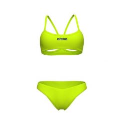 Strój kąpielowy damski dwuczęściowy bikini na basen plażę Arena Solid. Zielone stroje kąpielowe damskie ARENA, s, bez wzorów. Za 119.99 zł.