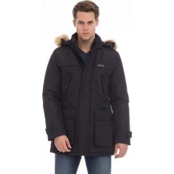 Kurtka w kolorze czarnym. Czarne kurtki męskie Denim Culture, na zimę, l, bez wzorów, bez kaptura. W wyprzedaży za 299.95 zł.