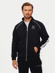 Richmond X Bluza Bongi UMA24004FE Czarny Regular Fit. Czarne bluzy męskie Richmond X, m, bez wzorów, z bawełny, bez ramiączek, bez kaptura. Za 519.99 zł.