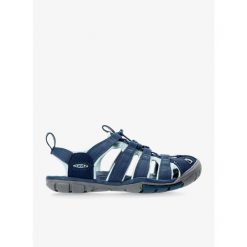 Sandały damskie Keen Clearwater CNX. Niebieskie sandały damskie Keen, bez wzorów, bez obcasa, bez zapięcia. Za 398.99 zł.