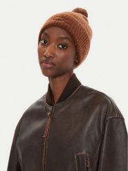Calvin Klein Czapka Embroidery Airy K60K612586 Brązowy. Brązowe czapki damskie Calvin Klein, na zimę, bez wzorów, z materiału. Za 249.99 zł.