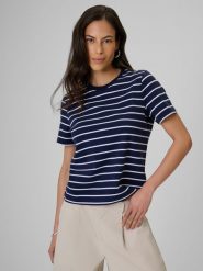 4F T-shirt relaxed z nadrukiem damski - granatowy XL. Niebieskie t-shirty damskie 4F, xl, bez wzorów, z bawełny, bez kołnierzyka, bez ramiączek. Za 69.99 zł.