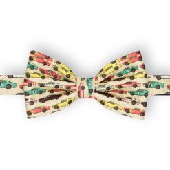 Mucha Męska, Beżowa w Samochody, Bez Poszetki -EM Men's Accessories. Brązowe krawaty i muchy Em men's accessories, bez wzorów, eleganckie. Za 49.99 zł.