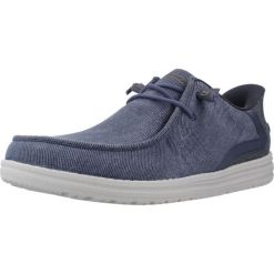 Buty SKECHERS SLIP-INS MELSON Niebieski. Niebieskie buty sportowe męskie Skechers, bez wzorów, bez zapięcia. Za 390.00 zł.