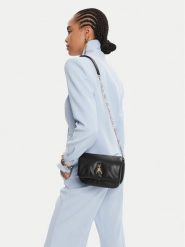 Patrizia Pepe Torebka 8B0219/L113-K470 Czarny. Czarne torebki do ręki damskie Patrizia Pepe, bez wzorów, ze skóry, bez dodatków. Za 869.99 zł.