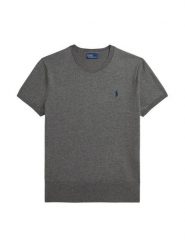 Polo Ralph Lauren T-Shirt 211971872006 Szary Regular Fit. Szare t-shirty damskie Polo Ralph Lauren, m, bez wzorów, z bawełny, bez kołnierzyka, bez ramiączek. Za 769.99 zł.