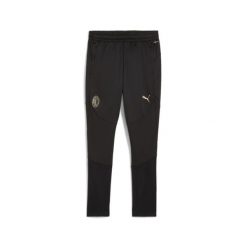 Młodzieżowe spodnie treningowe AC Milan PUMA Black For All Time Red. Czarna spodnie dresowe damskie Puma, bez wzorów, młodzieżowe. W wyprzedaży za 253.00 zł.