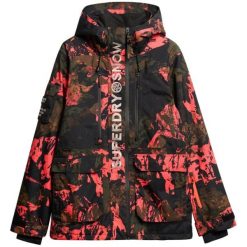 Kurtka narciarska Superdry Ultimate Rescue. Brązowe kurtki sportowe męskie Superdry, na zimę, m, bez wzorów, bez kaptura, narciarskie. Za 1,675.55 zł.