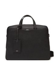 BOSS Torba na laptopa 50542235 Czarny. Czarne torby na laptopa damskie Boss, bez wzorów, ze skóry. Za 739.99 zł.