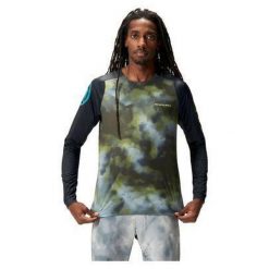 Longsleeve rowerowy męski Endura Pixel Cloud Ltd. Czarne bluzy męskie ENDURA, m, bez wzorów, sportowe, bez ramiączek, bez kaptura. Za 199.99 zł.