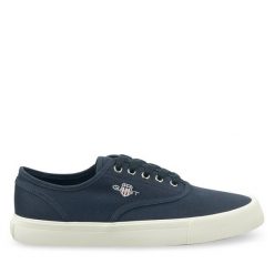 Tenisówki Gant. Niebieskie trampki męskie GANT, bez wzorów, bez zapięcia. Za 189.99 zł.