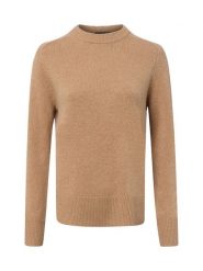 Franco Callegari Sweter z dzianiny merino Kobiety drobna dzianina brązowy, XXL. Brązowe swetry nierozpinane damskie Franco Callegari, xxl, bez wzorów, z dzianiny, bez kołnierzyka, bez ramiączek. Za 299.95 zł.