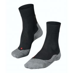 Skarpetki damskie Falke RU4 Wool. Czarne skarpetki damskie Falke, bez wzorów, z materiału. Za 147.50 zł.
