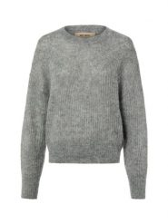 MOS MOSH Sweter z moheru - MMSigva Kobiety szary, M. Szare swetry nierozpinane damskie Mos Mosh, m, bez wzorów, z dzianiny, eleganckie, bez kołnierzyka, bez ramiączek. Za 329.95 zł.