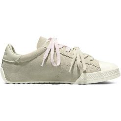 Buty sportowe Converse Chuck Taylor Lo. Szare obuwie sportowe damskie Converse, bez wzorów, z zamszu, bez zapięcia. Za 590.00 zł.