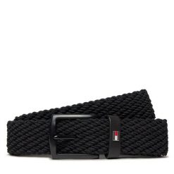 Pasek Męski Tommy Hilfiger. Czarne paski męskie Tommy Hilfiger. Za 159.99 zł.