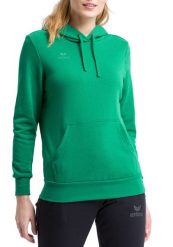 Damska bluza z kapturem Erima Basic. Zielone bluzy damskie Erima, bez wzorów, z bawełny, casualowe, bez ramiączek, z kapturem. Za 143.00 zł.