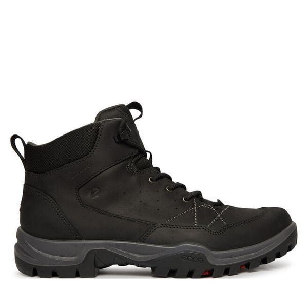 Trekkingi ECCO. Czarne botki męskie ecco, bez wzorów, bez obcasa, bez zapięcia. Za 759.99 zł.