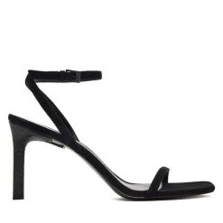 Sandały Tory Burch. Czarne sandały damskie Tory Burch, bez wzorów, bez obcasa, na szpilce, bez zapięcia. Za 2,119.00 zł.