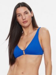 Lauren Ralph Lauren Góra od bikini 20401042 Niebieski. Niebieskie bikini Lauren Ralph Lauren, bez wzorów, z syntetyku. Za 369.99 zł.